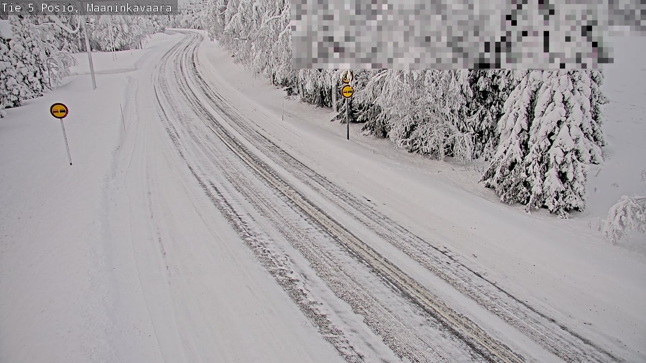 Kelikamerat Kuva Tie 5 Posio, Maaninkavaara, Posio, Lappi