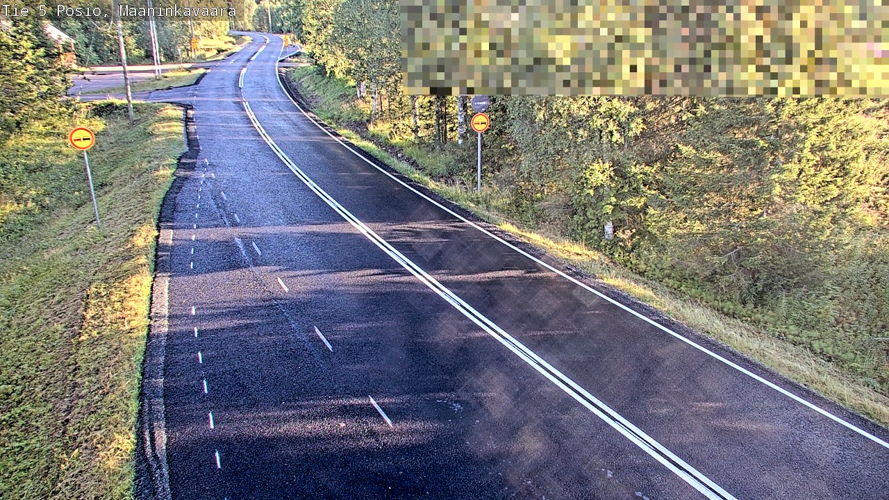 Weather Camera Image Väg 5 Posio, Maaninkavaara, Posio, Lappi