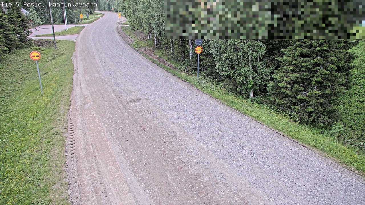 Kelikamerat Kuva Tie 5 Posio, Maaninkavaara, Posio, Lappi