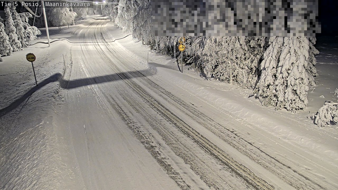 Kelikamerat Kuva Tie 5 Posio, Maaninkavaara, Posio, Lappi