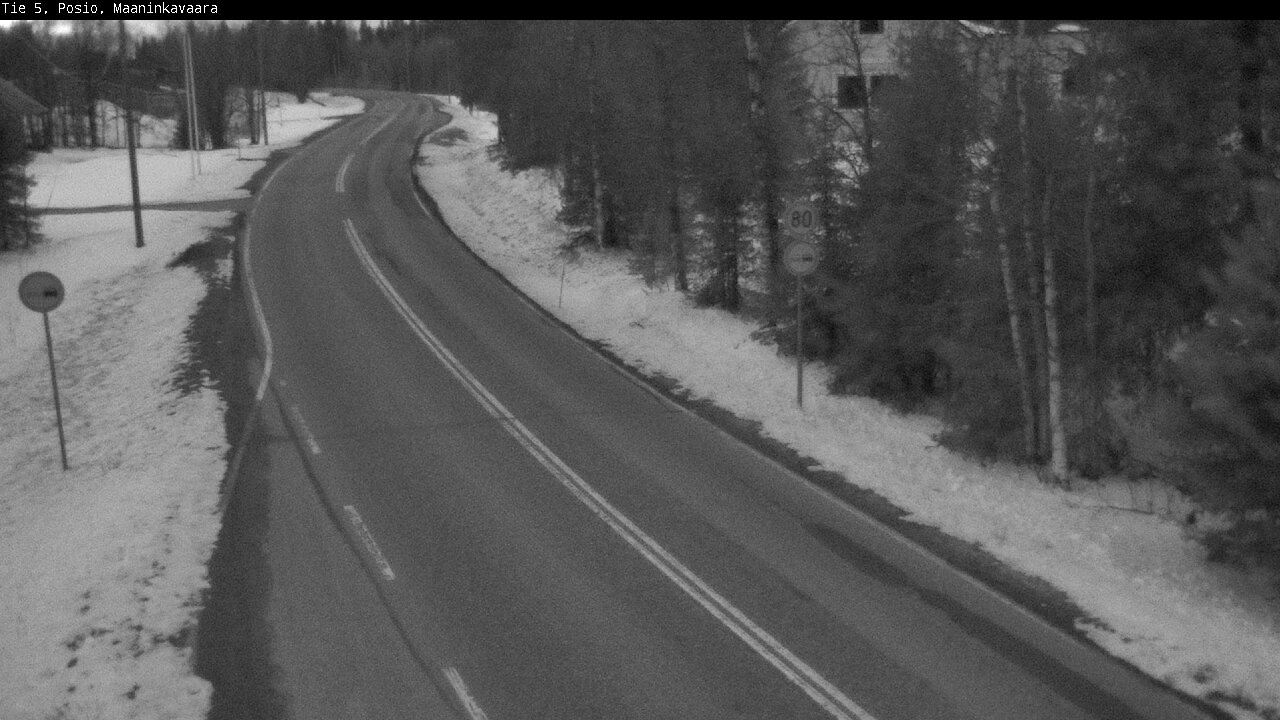 Weather Camera Image Road 5 Posio, Maaninkavaara, Posio, Lappi