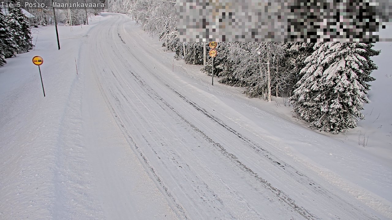 Weather Camera Image Road 5 Posio, Maaninkavaara, Posio, Lappi
