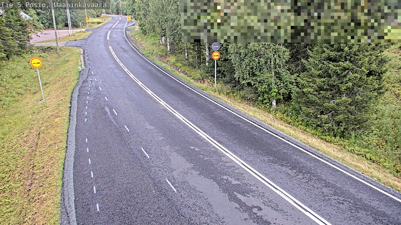 Weather Camera Image Väg 5 Posio, Maaninkavaara, Posio, Lappi