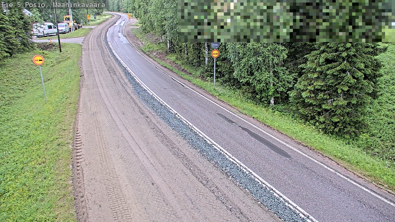Kelikamerat Kuva Tie 5 Posio, Maaninkavaara, Posio, Lappi