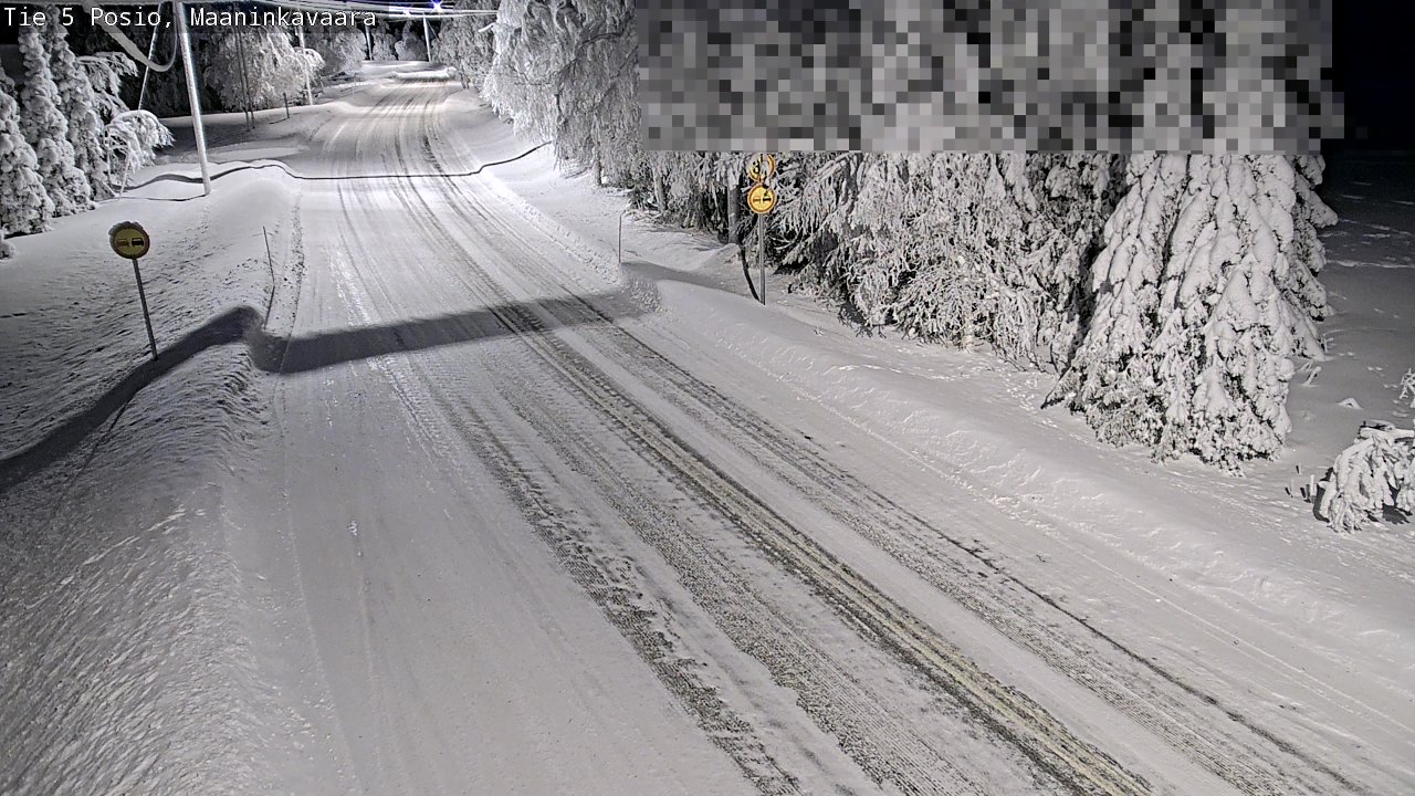 Kelikamerat Kuva Tie 5 Posio, Maaninkavaara, Posio, Lappi