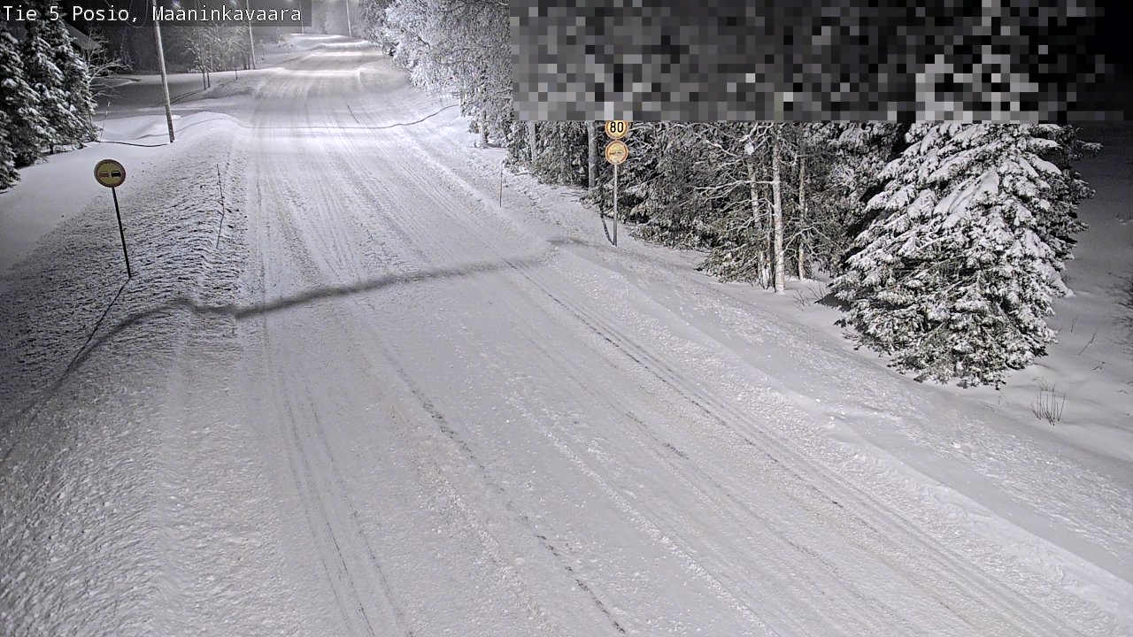 Weather Camera Image Road 5 Posio, Maaninkavaara, Posio, Lappi