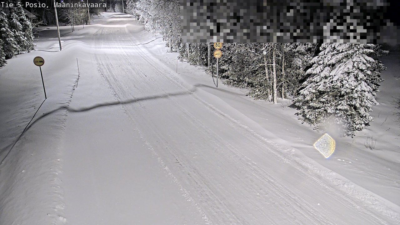 Weather Camera Image Road 5 Posio, Maaninkavaara, Posio, Lappi