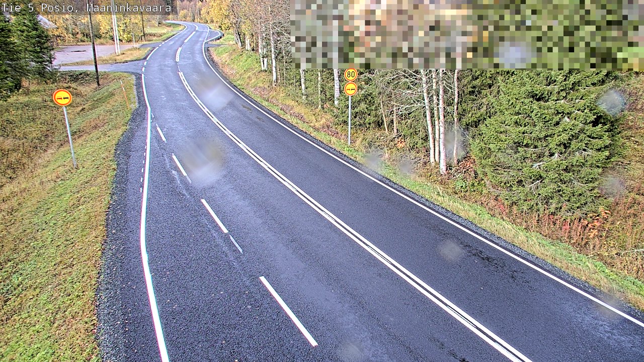 Kelikamerat Kuva Tie 5 Posio, Maaninkavaara, Posio, Lappi