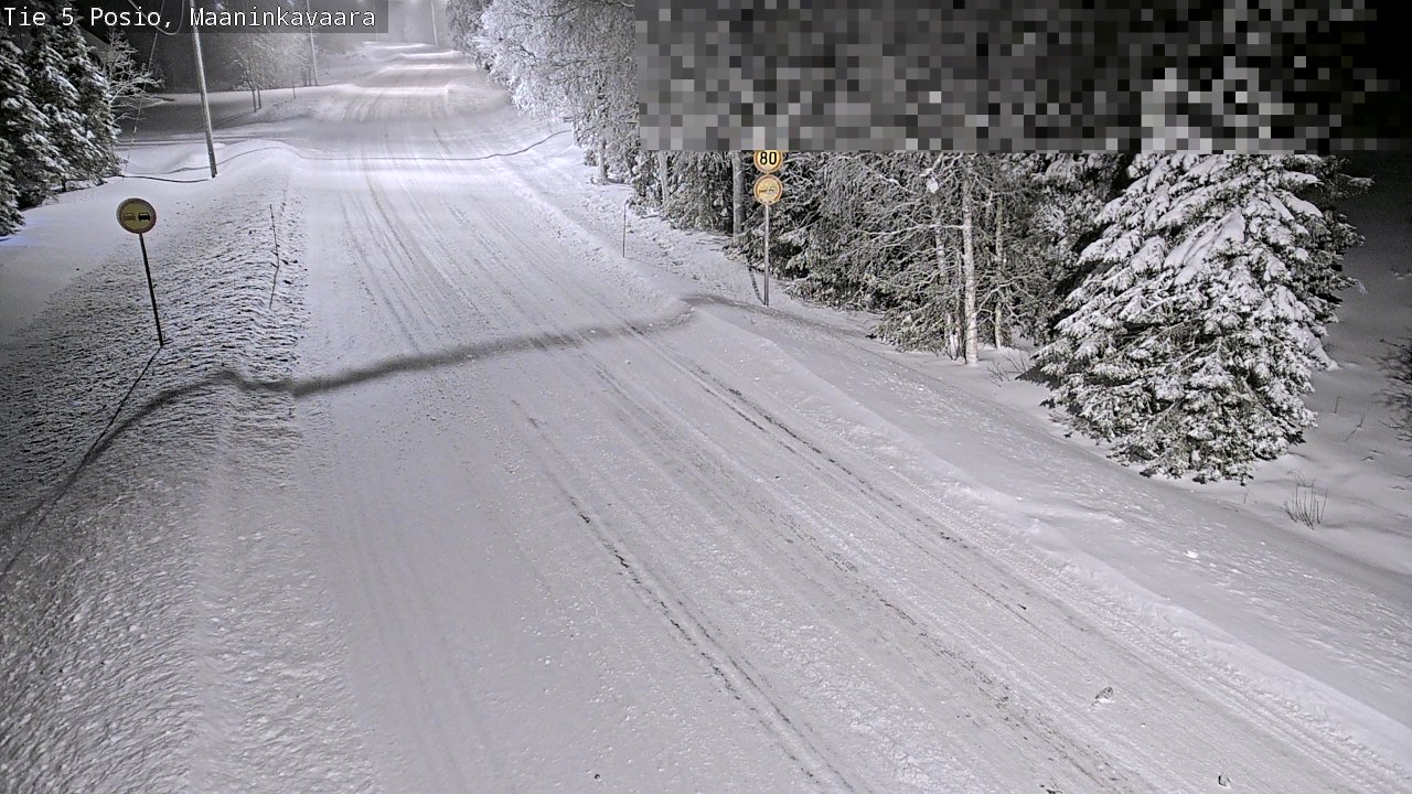 Weather Camera Image Road 5 Posio, Maaninkavaara, Posio, Lappi