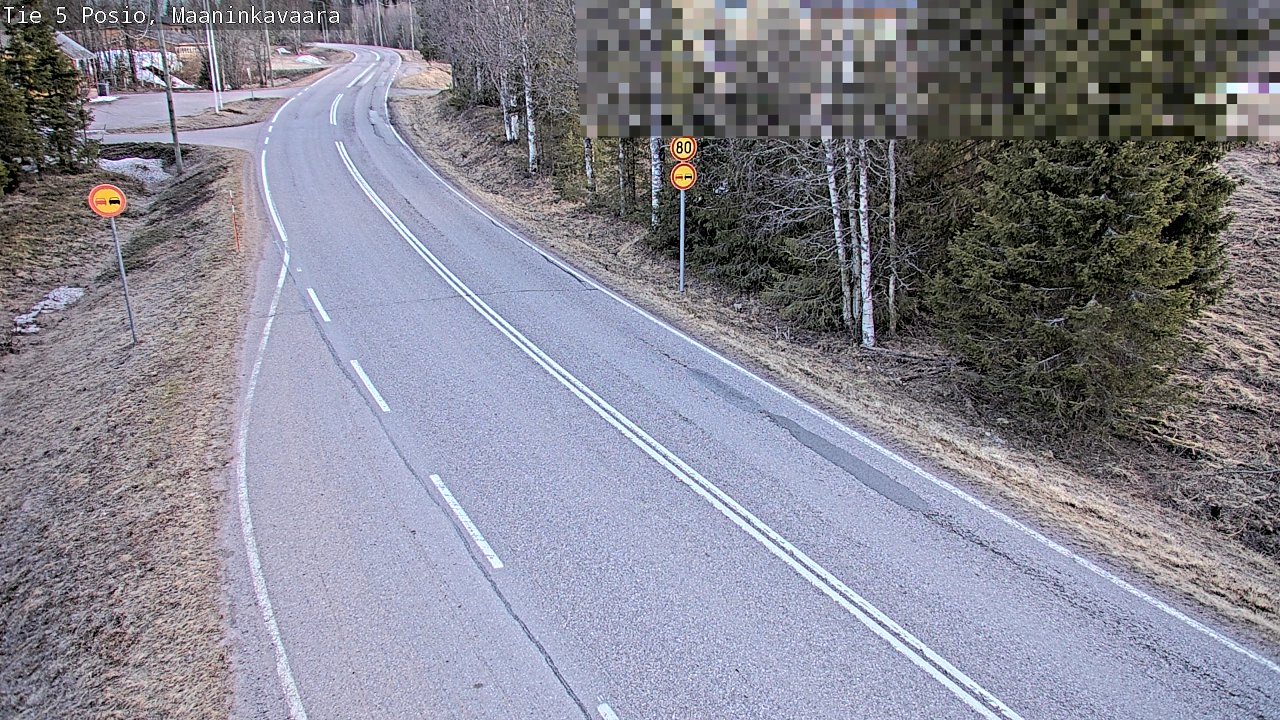 Weather Camera Image Road 5 Posio, Maaninkavaara, Posio, Lappi