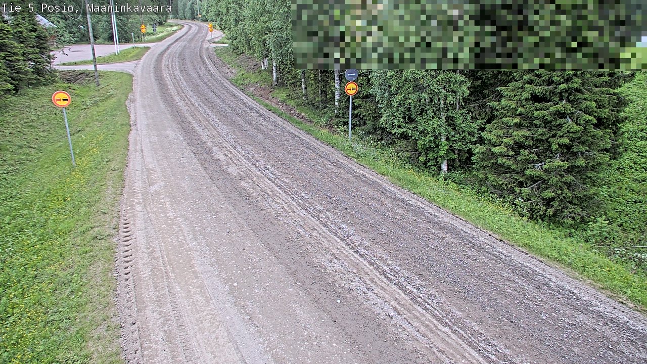Kelikamerat Kuva Tie 5 Posio, Maaninkavaara, Posio, Lappi
