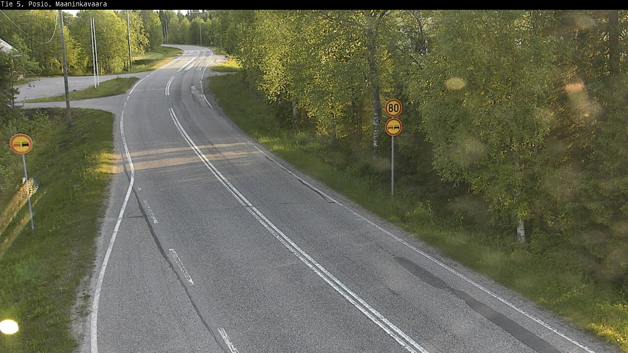 Weather Camera Image Road 5 Posio, Maaninkavaara, Posio, Lappi