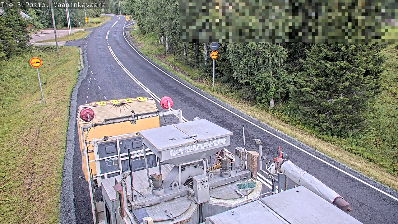 Weather Camera Image Väg 5 Posio, Maaninkavaara, Posio, Lappi