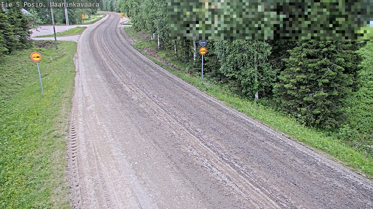 Kelikamerat Kuva Tie 5 Posio, Maaninkavaara, Posio, Lappi