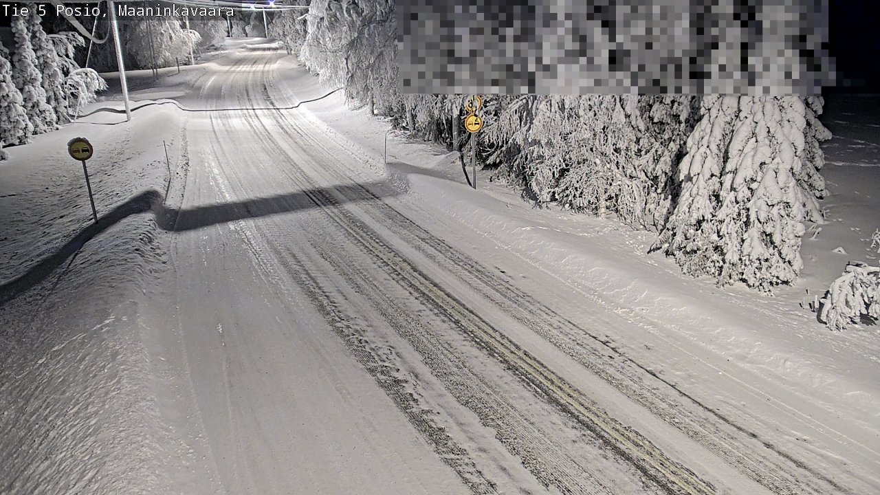 Kelikamerat Kuva Tie 5 Posio, Maaninkavaara, Posio, Lappi