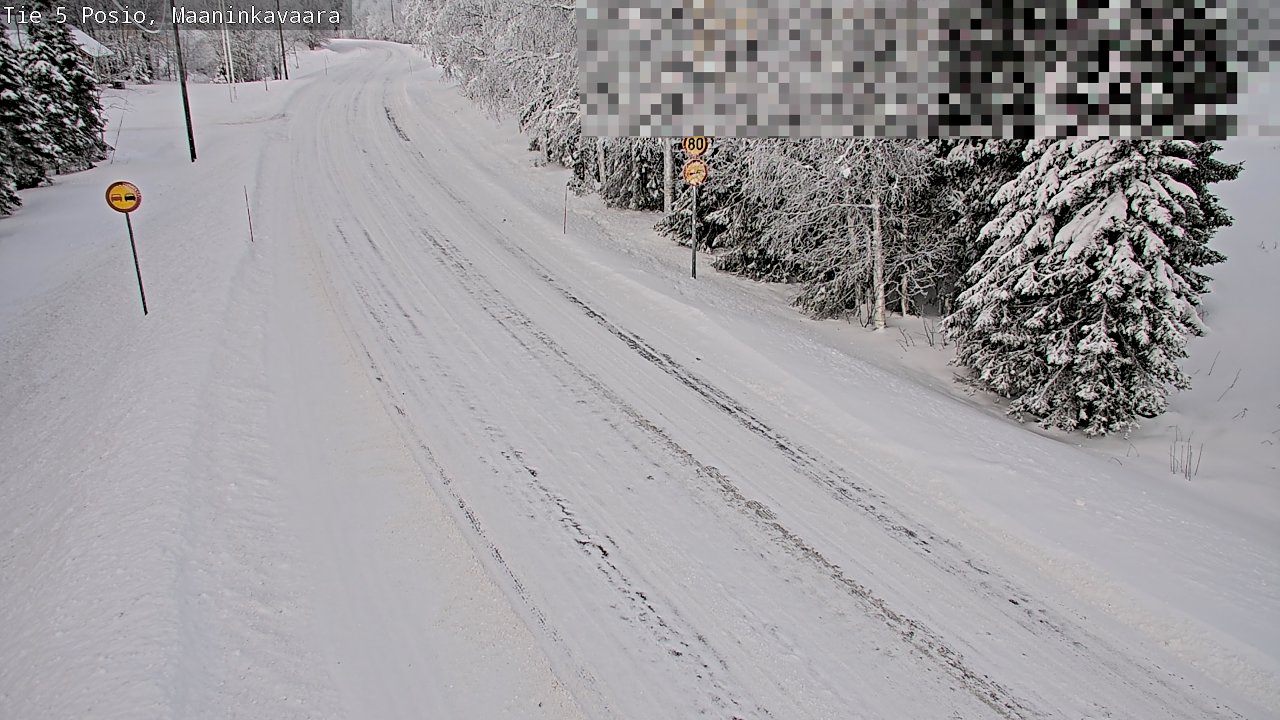 Weather Camera Image Road 5 Posio, Maaninkavaara, Posio, Lappi