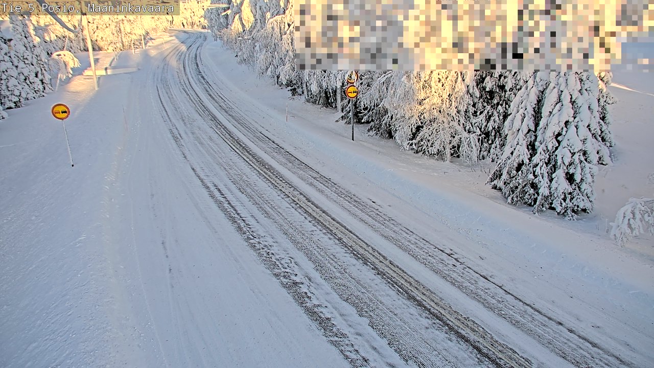 Kelikamerat Kuva Tie 5 Posio, Maaninkavaara, Posio, Lappi