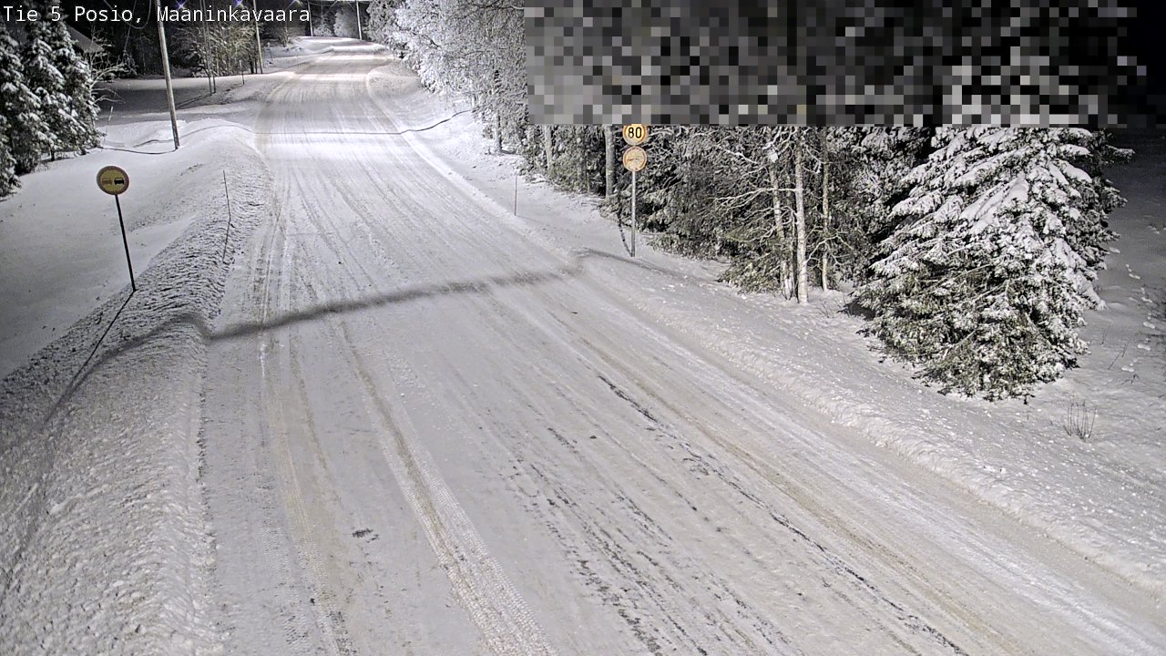 Kelikamerat Kuva Tie 5 Posio, Maaninkavaara, Posio, Lappi