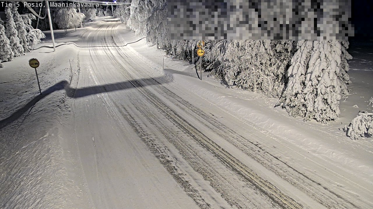 Kelikamerat Kuva Tie 5 Posio, Maaninkavaara, Posio, Lappi