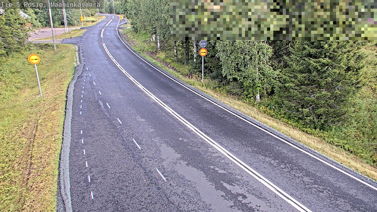 Weather Camera Image Väg 5 Posio, Maaninkavaara, Posio, Lappi