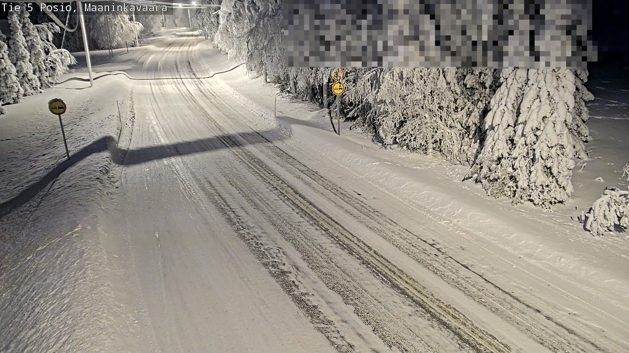 Kelikamerat Kuva Tie 5 Posio, Maaninkavaara, Posio, Lappi