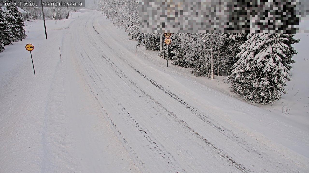 Weather Camera Image Road 5 Posio, Maaninkavaara, Posio, Lappi