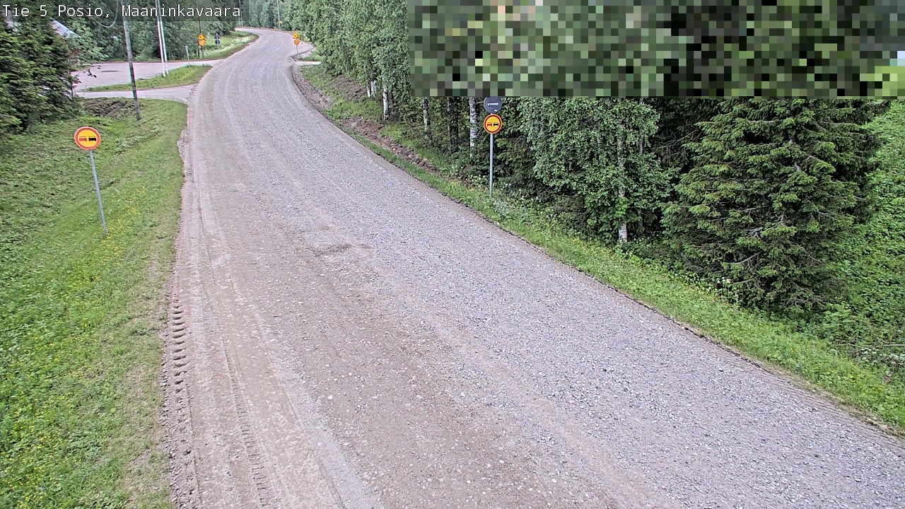Kelikamerat Kuva Tie 5 Posio, Maaninkavaara, Posio, Lappi