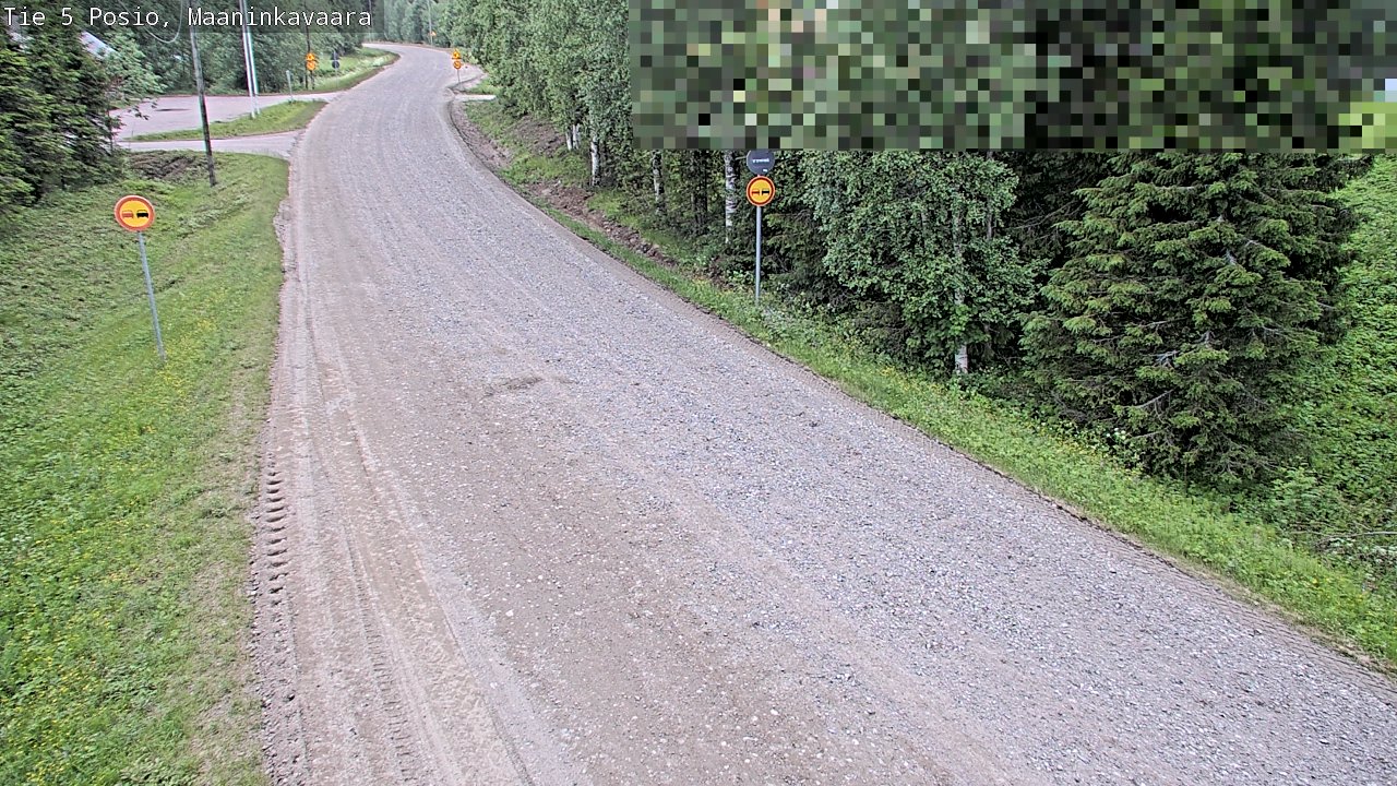 Kelikamerat Kuva Tie 5 Posio, Maaninkavaara, Posio, Lappi