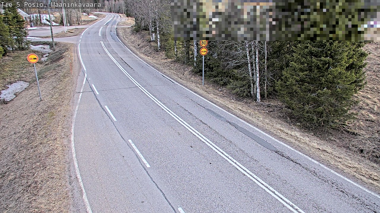 Weather Camera Image Väg 5 Posio, Maaninkavaara, Posio, Lappi