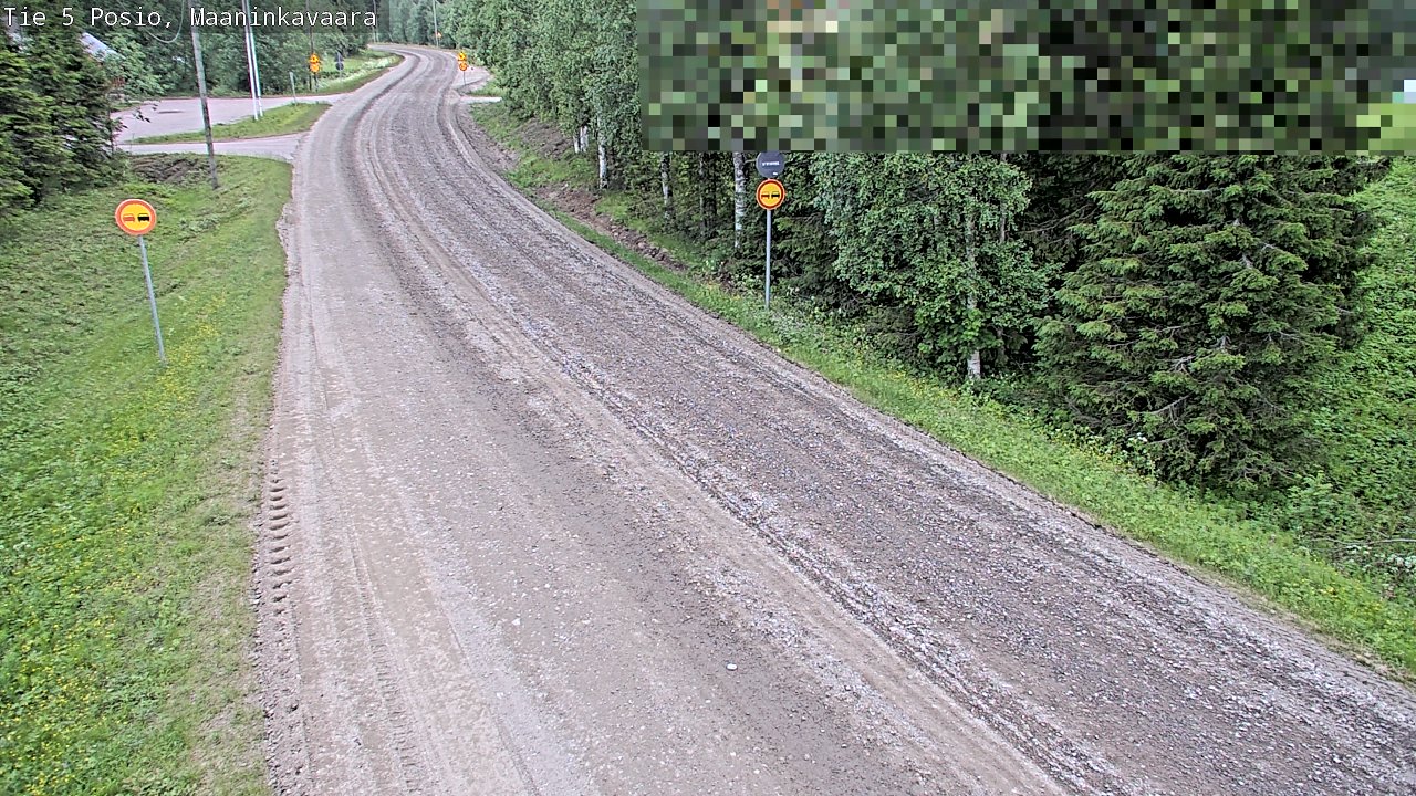 Kelikamerat Kuva Tie 5 Posio, Maaninkavaara, Posio, Lappi