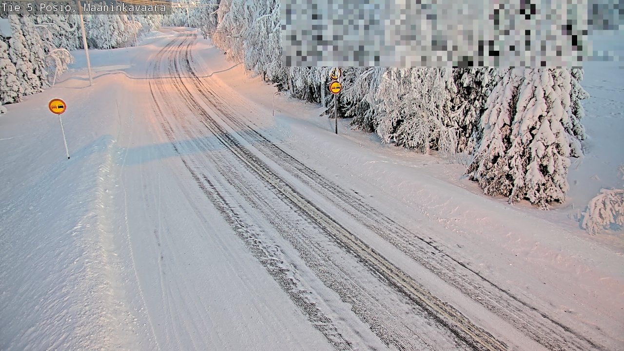 Kelikamerat Kuva Tie 5 Posio, Maaninkavaara, Posio, Lappi