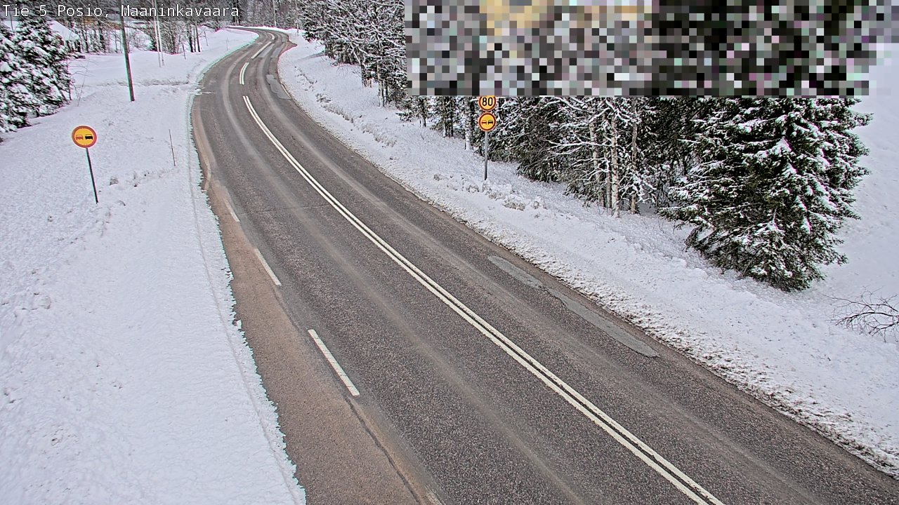 Kelikamerat Kuva Tie 5 Posio, Maaninkavaara, Posio, Lappi