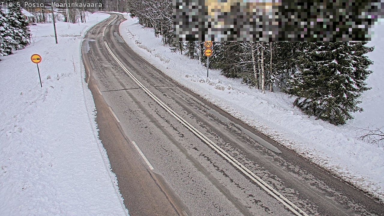 Weather Camera Image Road 5 Posio, Maaninkavaara, Posio, Lappi