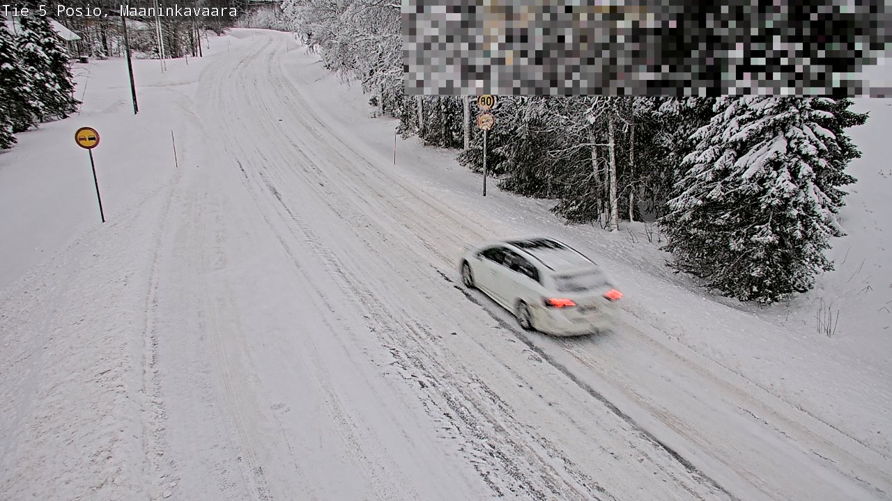 Kelikamerat Kuva Tie 5 Posio, Maaninkavaara, Posio, Lappi