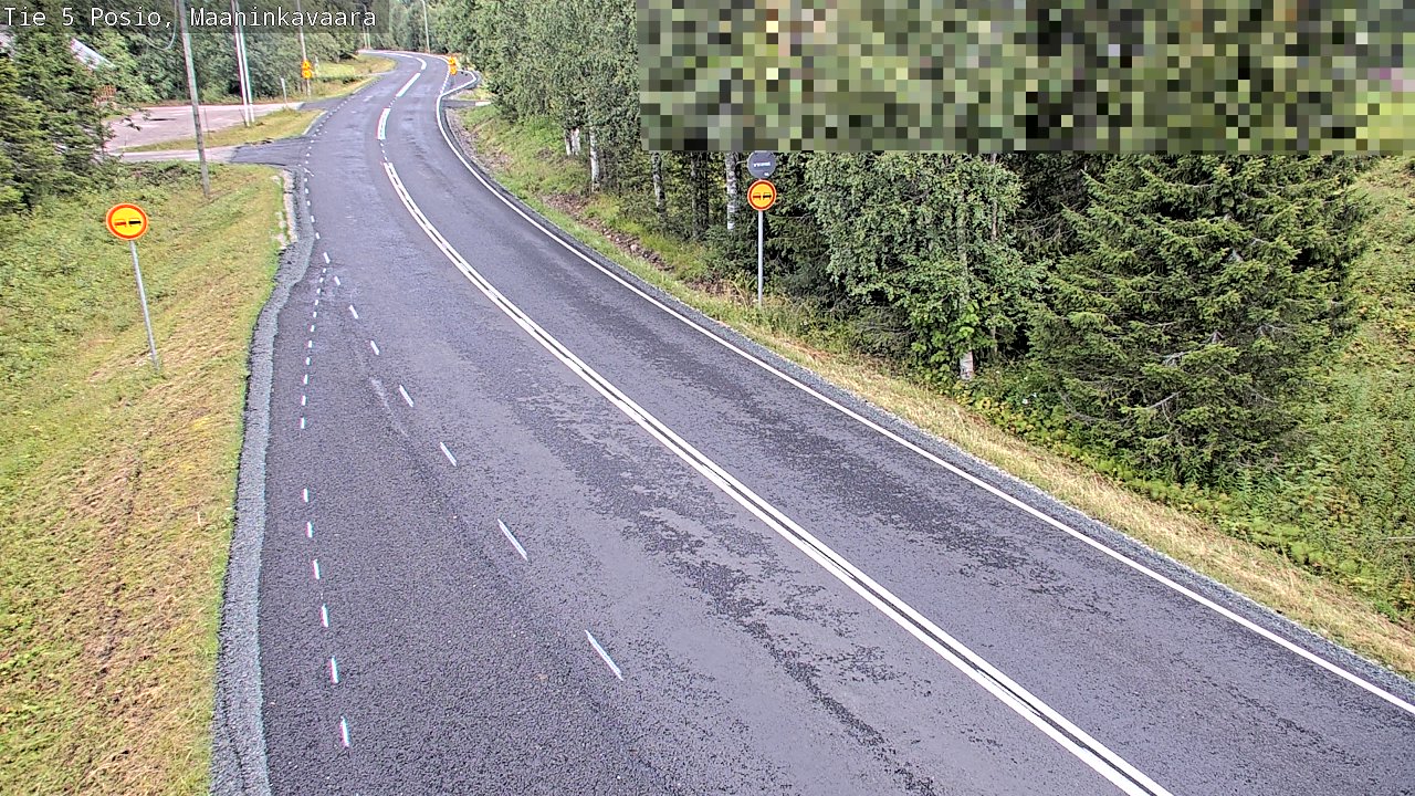 Weather Camera Image Väg 5 Posio, Maaninkavaara, Posio, Lappi