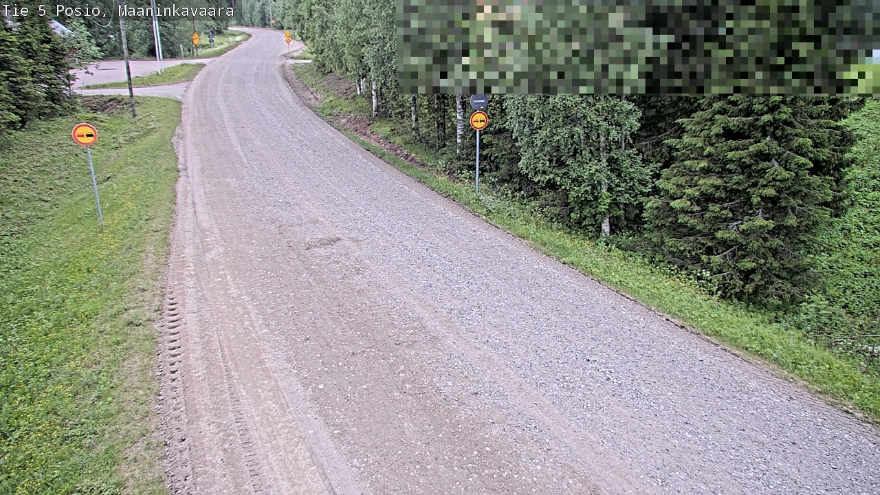 Kelikamerat Kuva Tie 5 Posio, Maaninkavaara, Posio, Lappi