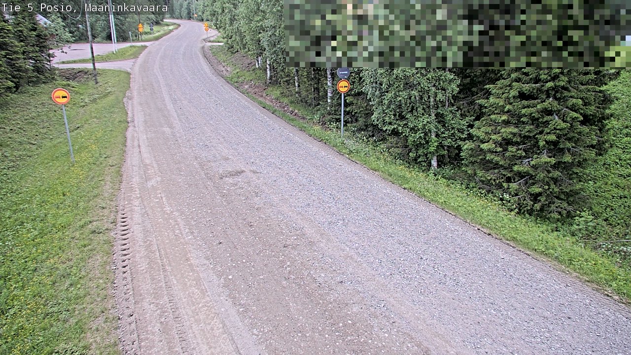 Kelikamerat Kuva Tie 5 Posio, Maaninkavaara, Posio, Lappi