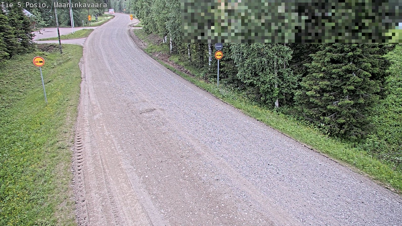 Kelikamerat Kuva Tie 5 Posio, Maaninkavaara, Posio, Lappi