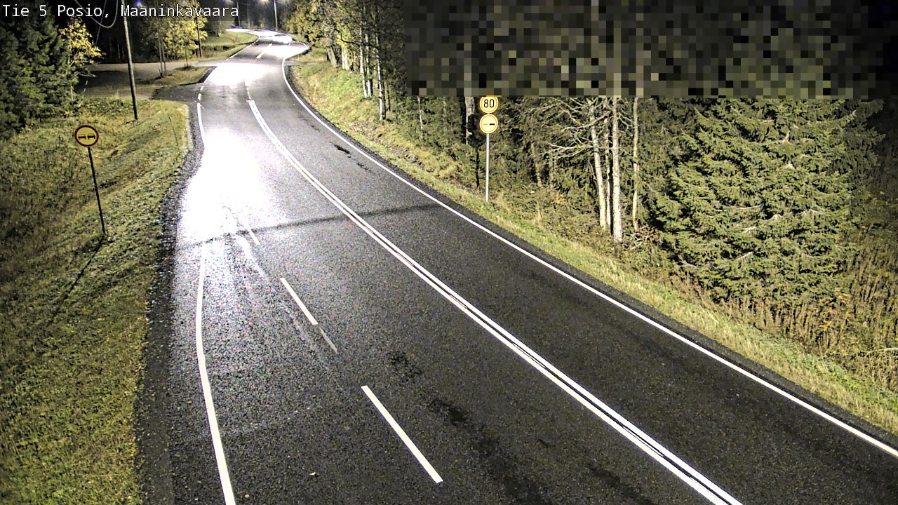 Kelikamerat Kuva Tie 5 Posio, Maaninkavaara, Posio, Lappi