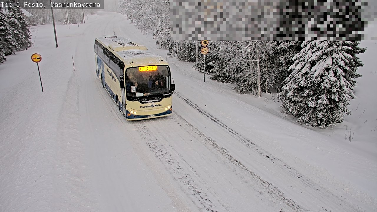 Weather Camera Image Road 5 Posio, Maaninkavaara, Posio, Lappi