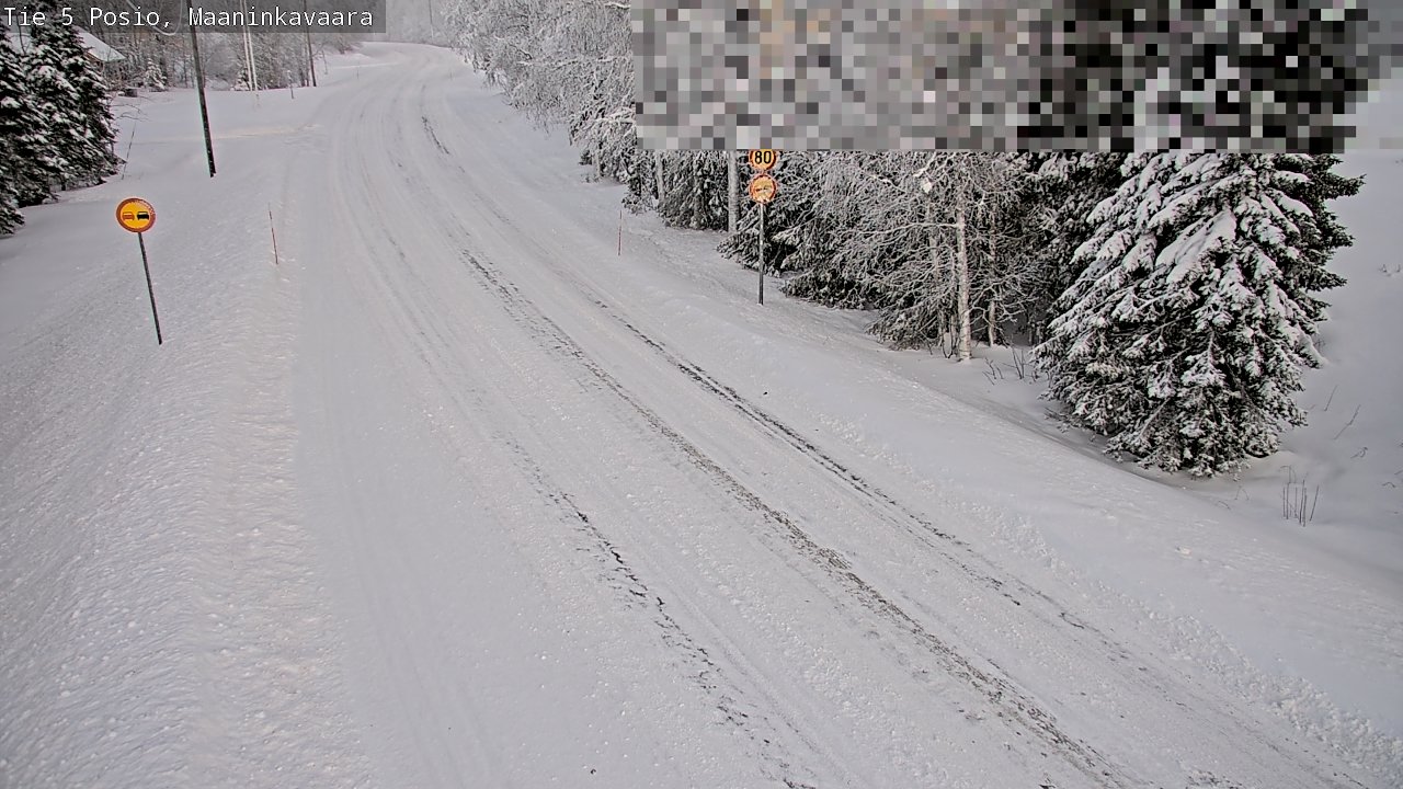 Weather Camera Image Road 5 Posio, Maaninkavaara, Posio, Lappi