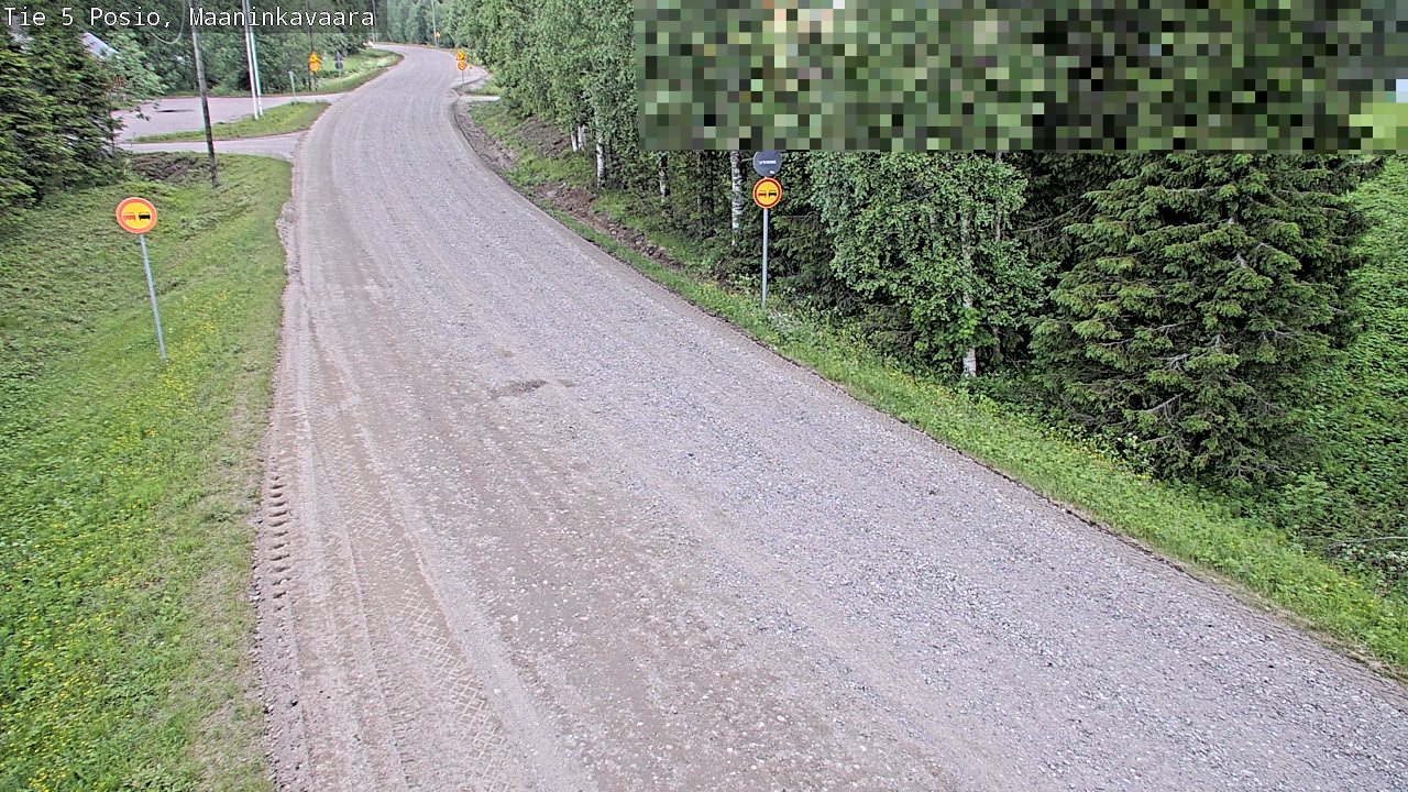 Kelikamerat Kuva Tie 5 Posio, Maaninkavaara, Posio, Lappi
