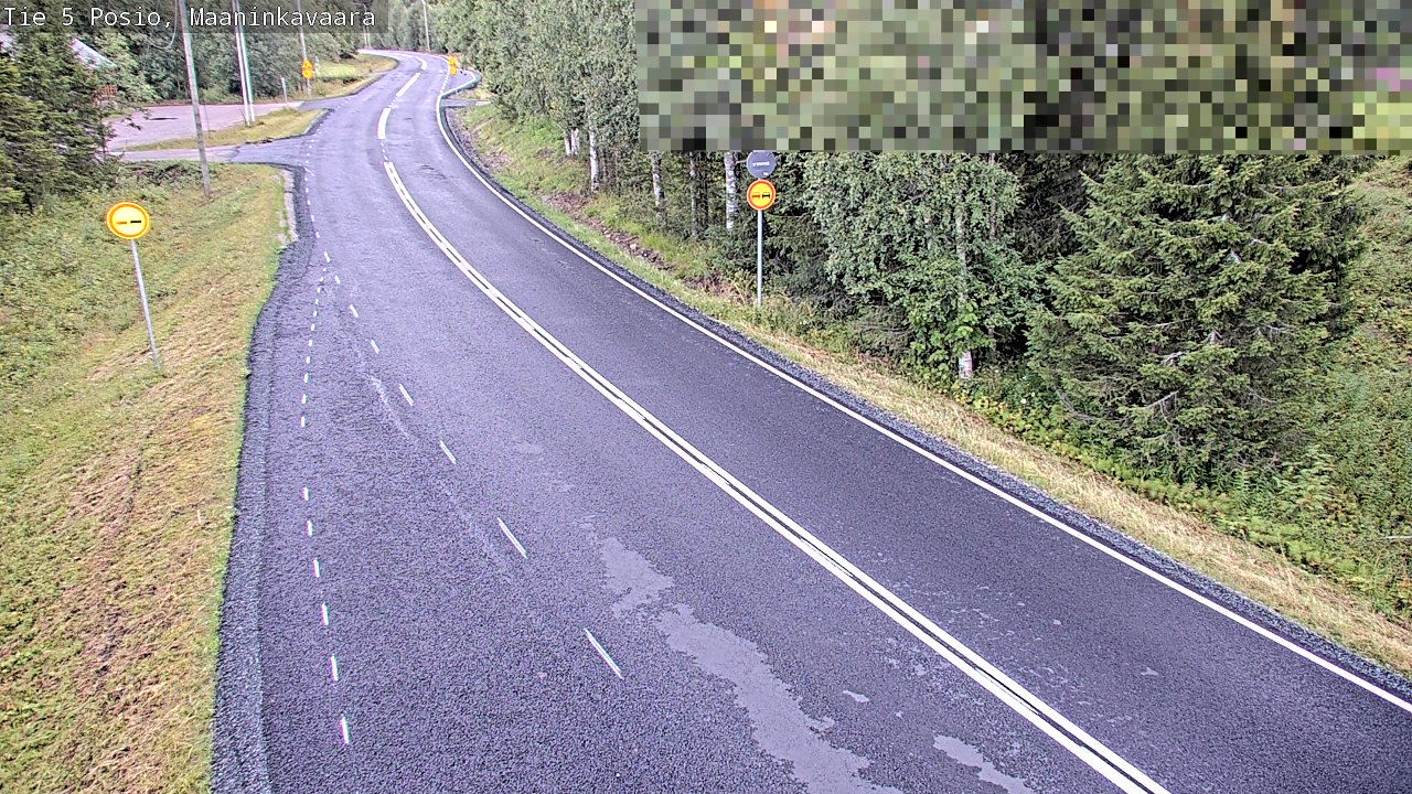 Kelikamerat Kuva Tie 5 Posio, Maaninkavaara, Posio, Lappi