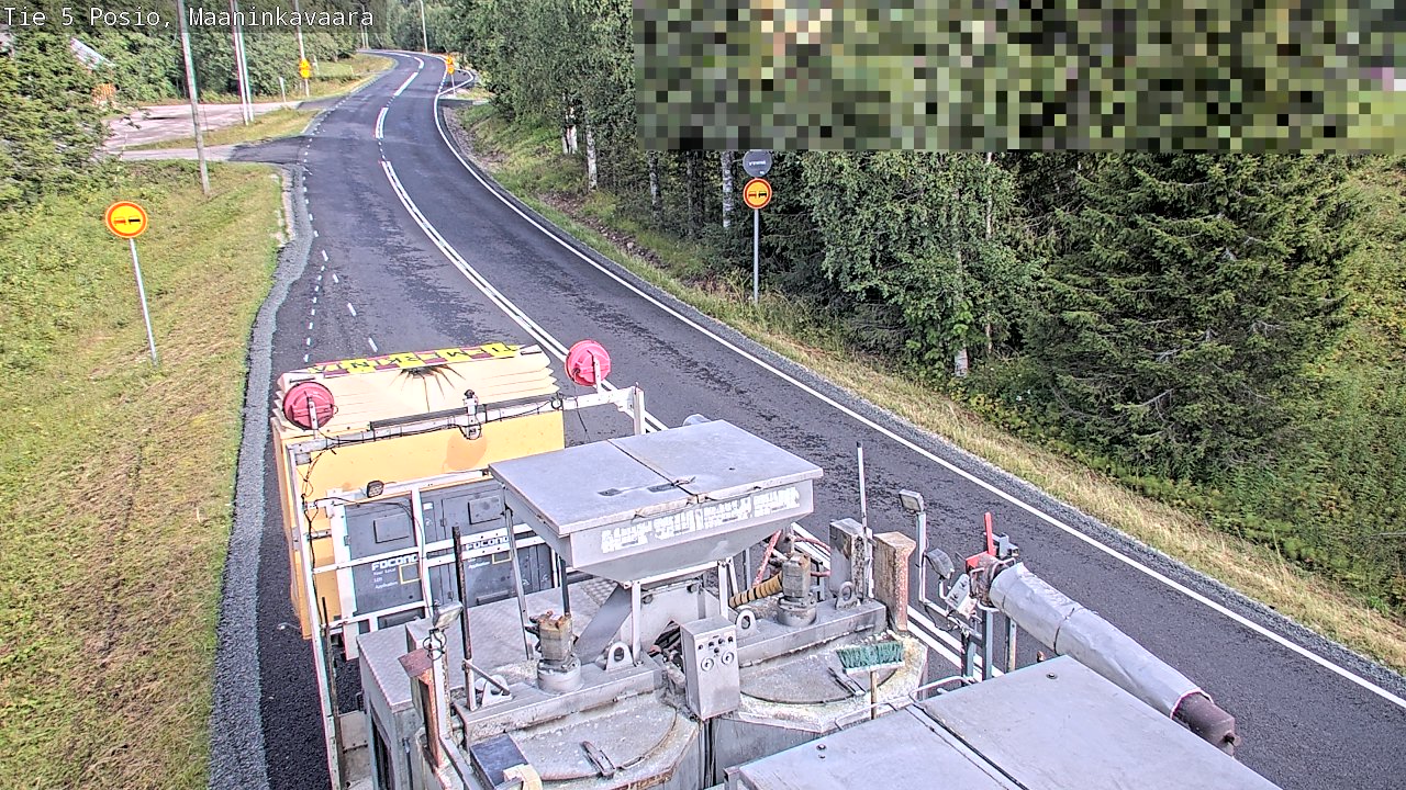 Weather Camera Image Väg 5 Posio, Maaninkavaara, Posio, Lappi