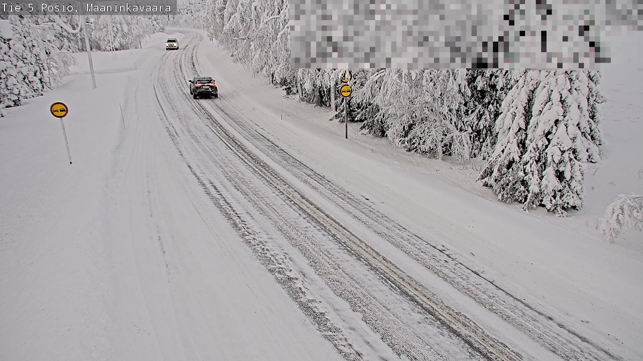 Kelikamerat Kuva Tie 5 Posio, Maaninkavaara, Posio, Lappi