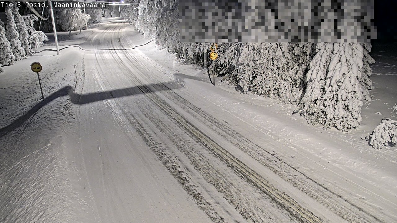 Kelikamerat Kuva Tie 5 Posio, Maaninkavaara, Posio, Lappi