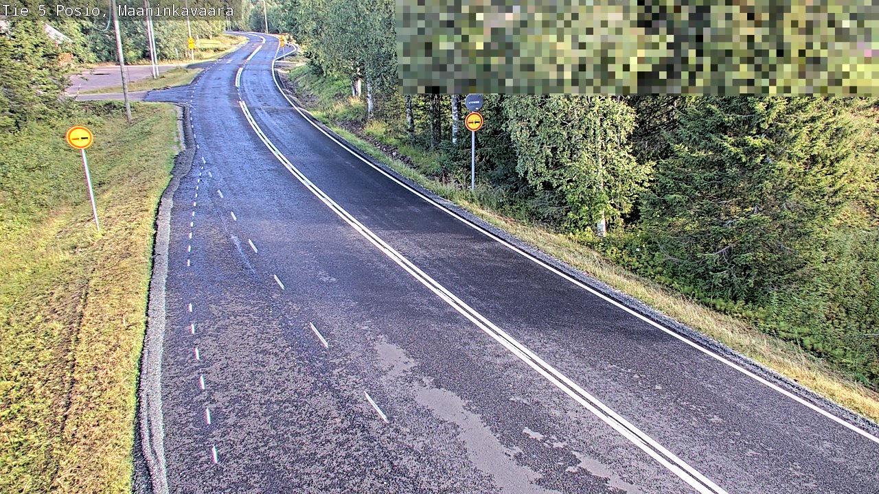 Weather Camera Image Väg 5 Posio, Maaninkavaara, Posio, Lappi