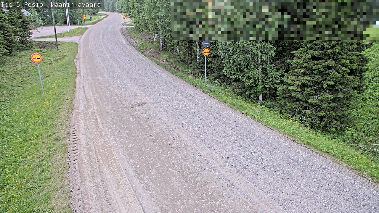 Kelikamerat Kuva Tie 5 Posio, Maaninkavaara, Posio, Lappi