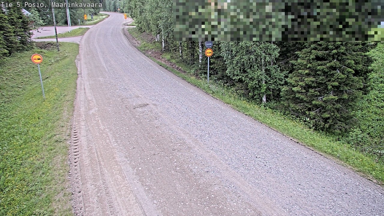 Kelikamerat Kuva Tie 5 Posio, Maaninkavaara, Posio, Lappi
