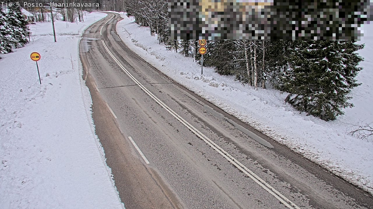 Weather Camera Image Road 5 Posio, Maaninkavaara, Posio, Lappi